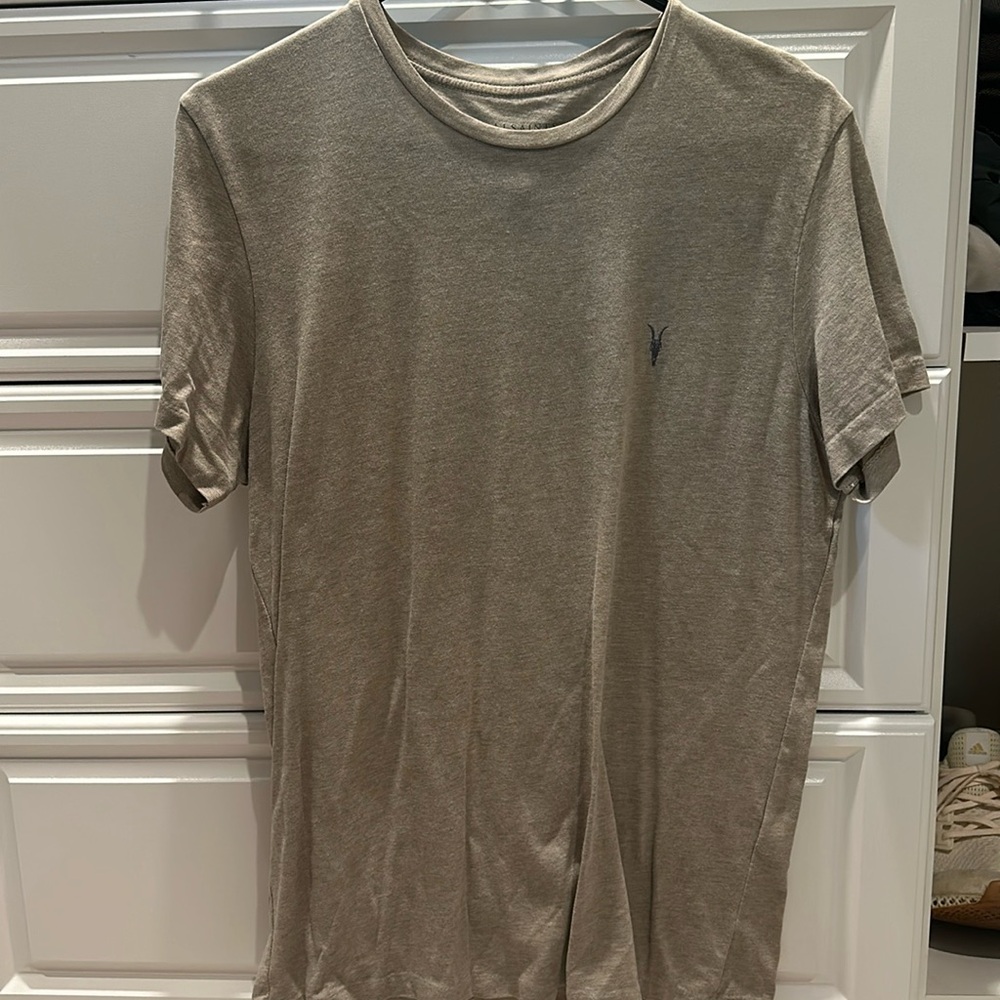 All Saints men short sleeve shirt, size medium NEW